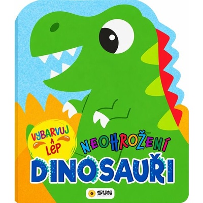 Neohrožení dinosauři Vybarvuj a lep