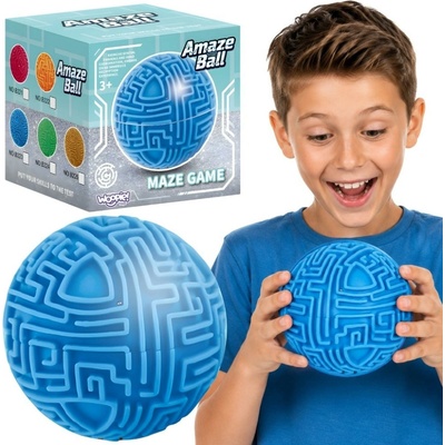 WOOPIE Modrá Koule Bludiště 3D Hra Dovednostní Amaze Ball