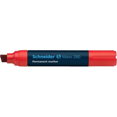 Schneider Алкохолен маркер, 4-12 мм, изрязан, SCHNEIDER "Maxx 280", червен 128002 (128002)