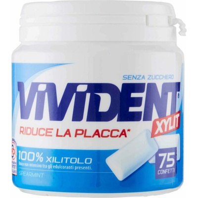 Perfetti Vivident Xylit žuvačky 75ks 104g
