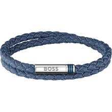 Hugo Boss Modrý dvojitý náramok Ares Summer 1580800