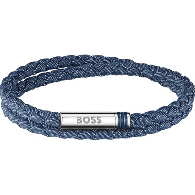 Hugo Boss Modrý dvojitý náramok Ares Summer 1580800