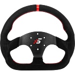 Simagic D-Shaped Steering wheel without HUB, 325mm, Suede. S404 (P-325D (SUEDE)) - wyertech