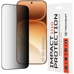 Techsuit Стъклен протектор за Honor 600 / 600 Pro - 111D Privacy Full Glue - Techsuit - Черен