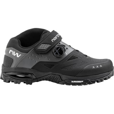 Northwave Мъжки обувки за планинско колоездене Northwave Enduro Mid 2 Cycling shoes - Black / Dark Grey - размер 44 (EU) (036-0717-0217)