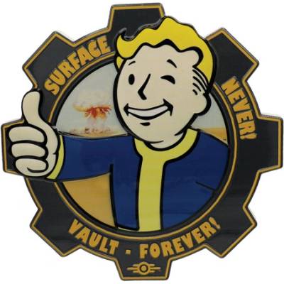 FaNaTtik plaketa Fallout vault Boy
