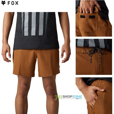 Fox Ramp Up Hybrid Short, Nutmeg