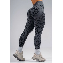 Nebbia Kompresné push-up legíny s leopardím vzorom PRIMAL 849 black leopard