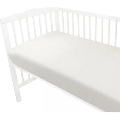 Baby Nellys Mušelínové prostěradlo NATURE double smetanové 60x120