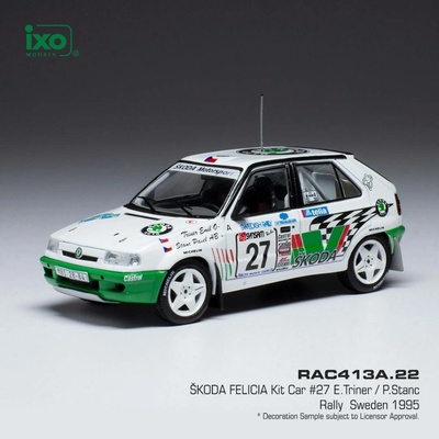 IXO Škoda Felicia Kit Car Rally Sweden 1995 27 Triner Stanc 1:43