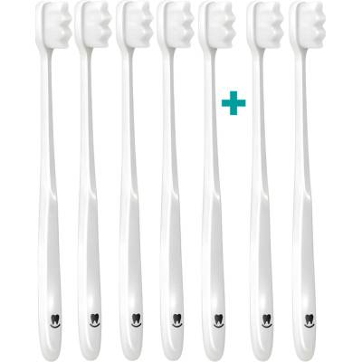 Nanosmile Ultrajemný zubní kartáček White 7 ks