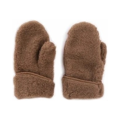 Vlnka palčáky z ovčí vlny hnědá palčáky dámské