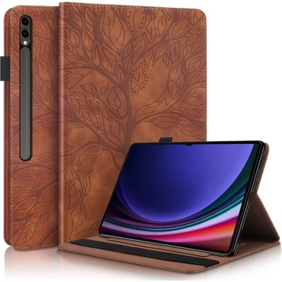 Vsetkonamobil 67825 ART TREE Zaklápacie puzdro pre Samsung Galaxy Tab S9 Ultra / Tab S10 Ultra hnedé