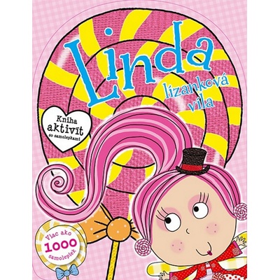 Linda lízanková víla viac ako 1000 samolepiek