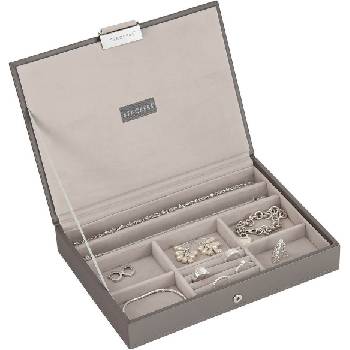 Stackers Ковчеже за бижута Stackers с капаче cлassic сиво-бежово (70962)