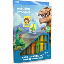 Red Castle Pískování obrázků 2 v 1 Hodný dinosaurus