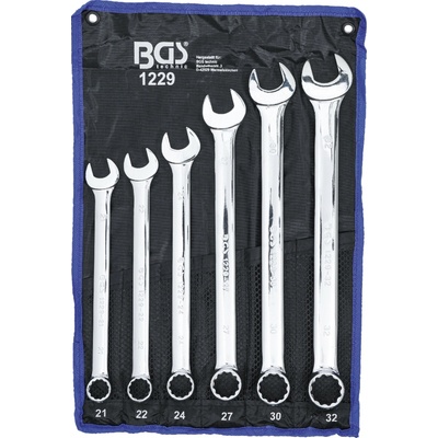 BGS technic Sada očkoplochých klíčů velmi dlouhé 21 - 32 mm 6dílná BGS 1229