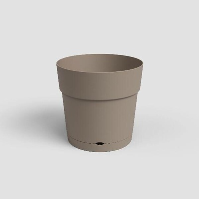 Artevasi Květináč CAPRI 50cm plast šedá matte taupe