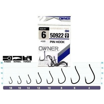 Owner Pin Hook 50922 vel.4 7 ks