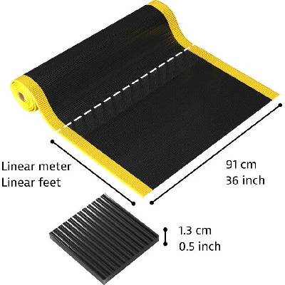 Notrax 406 Crossrib SofTred DynaShield černá/žlutá 60cm x linm