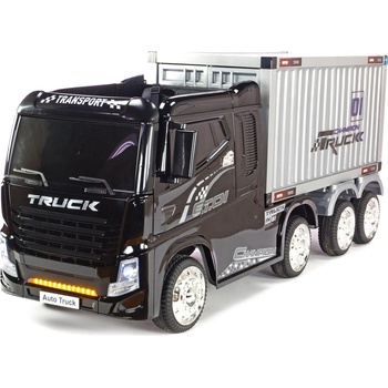 Daimex elektrické autíčko kamion Champion Truck 4x4 s návěsem a kontejnerem černá