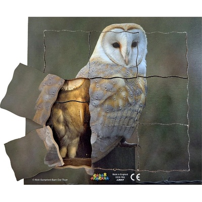 Just Jigsaws 647 Sova a její životní cyklus dřevěné vrstvené 19 dielov