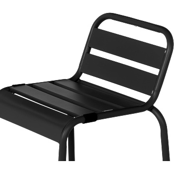 Carmen Кетъринг бар стол shaki - черен (3535155)