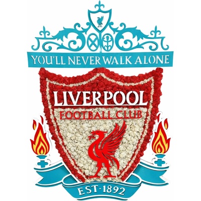 Mechové logo – LIVERPOOL Velikost: 44x60cm