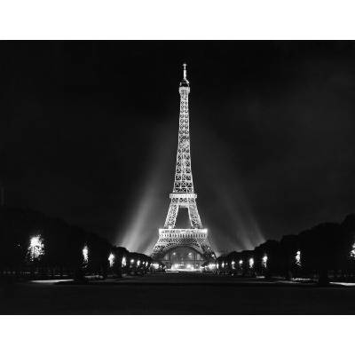 Harold M. Lambert Plagát, Obraz - Eiffel Tower At Night, 40 × 30 cm