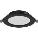 Mexen LDRR вграден LED downlight таванен панел, фи 12 см, 6W, Студено - 6500K, 450 lm, черен (L210-012-0665-70)