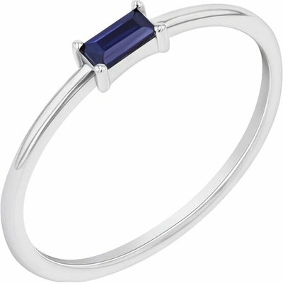 Eppi Safírový prsten v minimalistickém designu Koos R42866