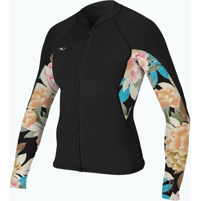 Dámská bunda O'Neill Bahia 1/0,5 mm Full-Zip Jacket black/mikah floral/black