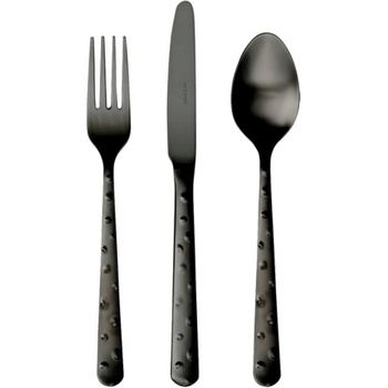 Herdmar Прибори за хранене STRUZZO- 24 части - черен мат (Herdmar 234-3024-0517-200-0000)