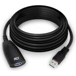 ACT USB 3.2 Gen 1 Удължителен активен кабел USB-A-USB-A, 5м/ вкл. до 4хAC6005USB/ (EWENT-ACT-CAB-AC6105) - megamag