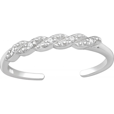 Olivie Stříbrný prsten na nohu 8656