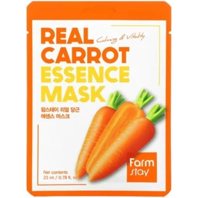 FarmStay Подобряваща тена маска за лице с Морков FarmStay (SNP800567)