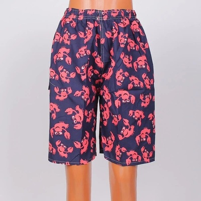 Мъжки плувни шорти в тъмносиньо с рачета