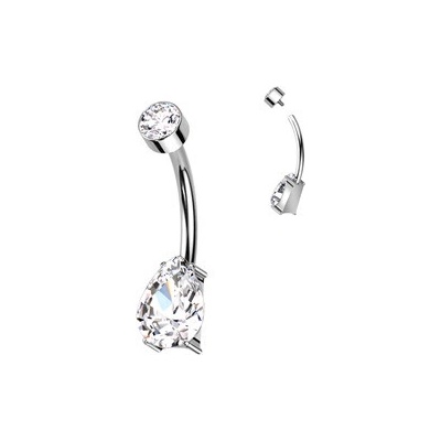 Šperky4U piercing do pupíku titan TIT1266-C – Zbozi.Blesk.cz