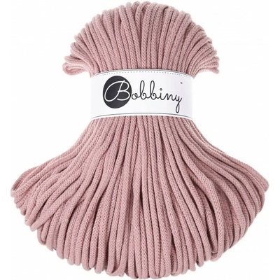 Bobbiny šňůry 5 mm Béžově starorůžová (Blush)