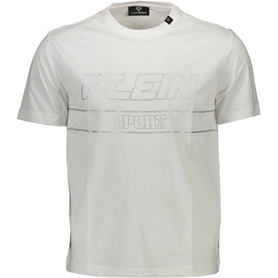 Plein sport Мъжка тениска с къс ръкав plein sport, Бял (tips109_bianco_01-white)