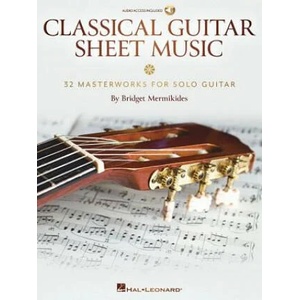 Classical Guitar Sheet Music: 32 Masterworks for Solo Guitar | Bridget Mermikides (ISBN: 9781540032287)