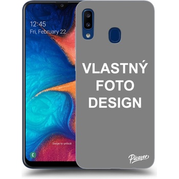 Púzdro Picasee silikónové Samsung Galaxy A20e A202F Vlastné design/motiv čiré