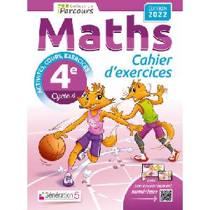Cahier d'exercices iParcours maths 4e avec cours (édition 2022) | HACHE, HACHE (ISBN: 9782362463952)