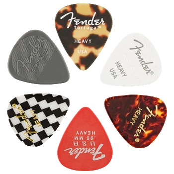 Image 1 of Fender 351 Medley Mix, HEAVY, 6 pack