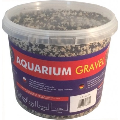 Aqua Nova prírodný štrk zmes dolomit+basalt 2-5 mm, 5 kg
