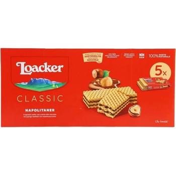 Loacker Classic Napolitaner лешникови вафли 225 г