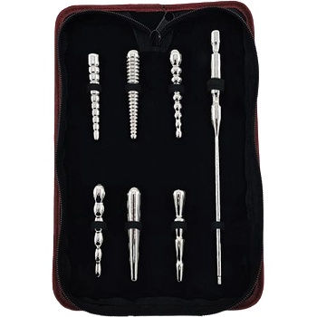 Rouge Stainless Steel Penis Plug Set with Handle