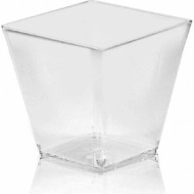 pohárek 100ml-50ks-FINGERF. 5,9x5,9x5,4cm, plast