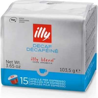 illy еспресо кафе капсули Mitaca DECAFFEINE 15бр MPS