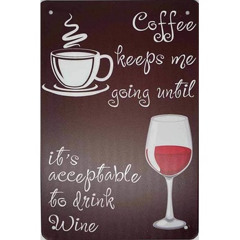 Ceduľa Coffe and Wine